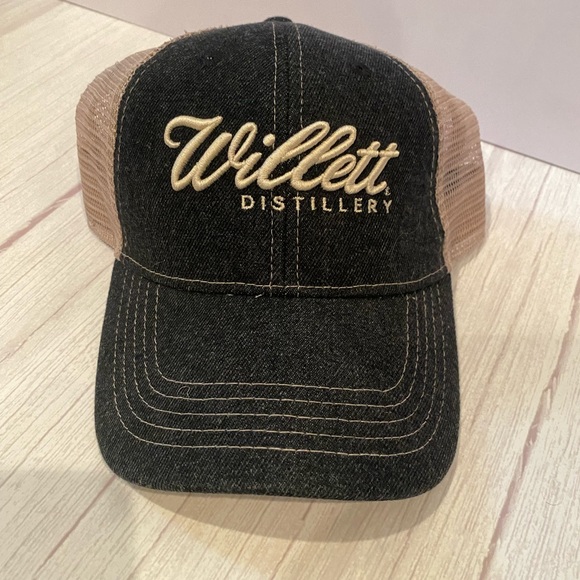 NWOT Willett Denim & Mesh Trucker Hat - Picture 3 of 6
